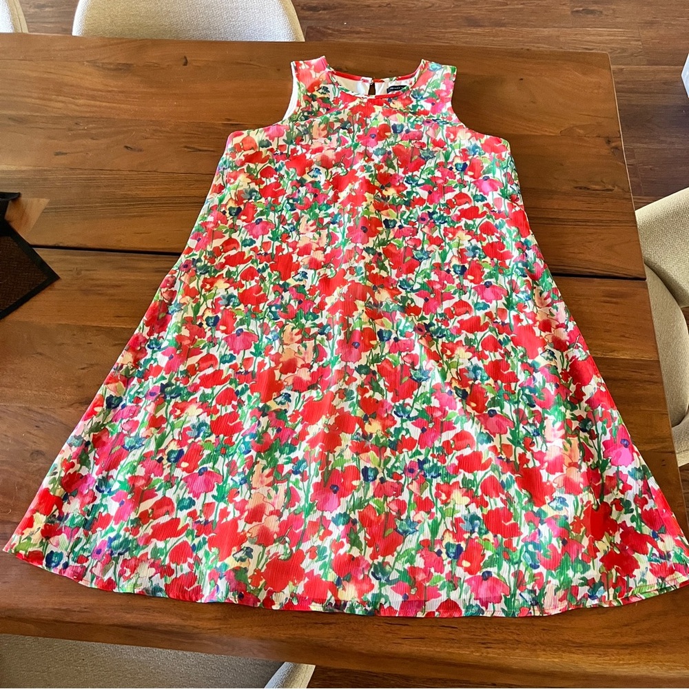 Tommy Hilfiger Red and Green Floral Dress